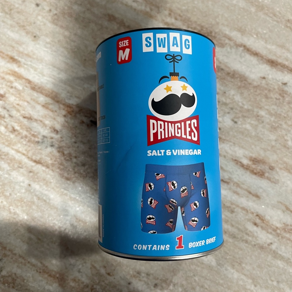 SWAG x Pringles - Boxer Brief in a Can - Novelty Gift - NEW